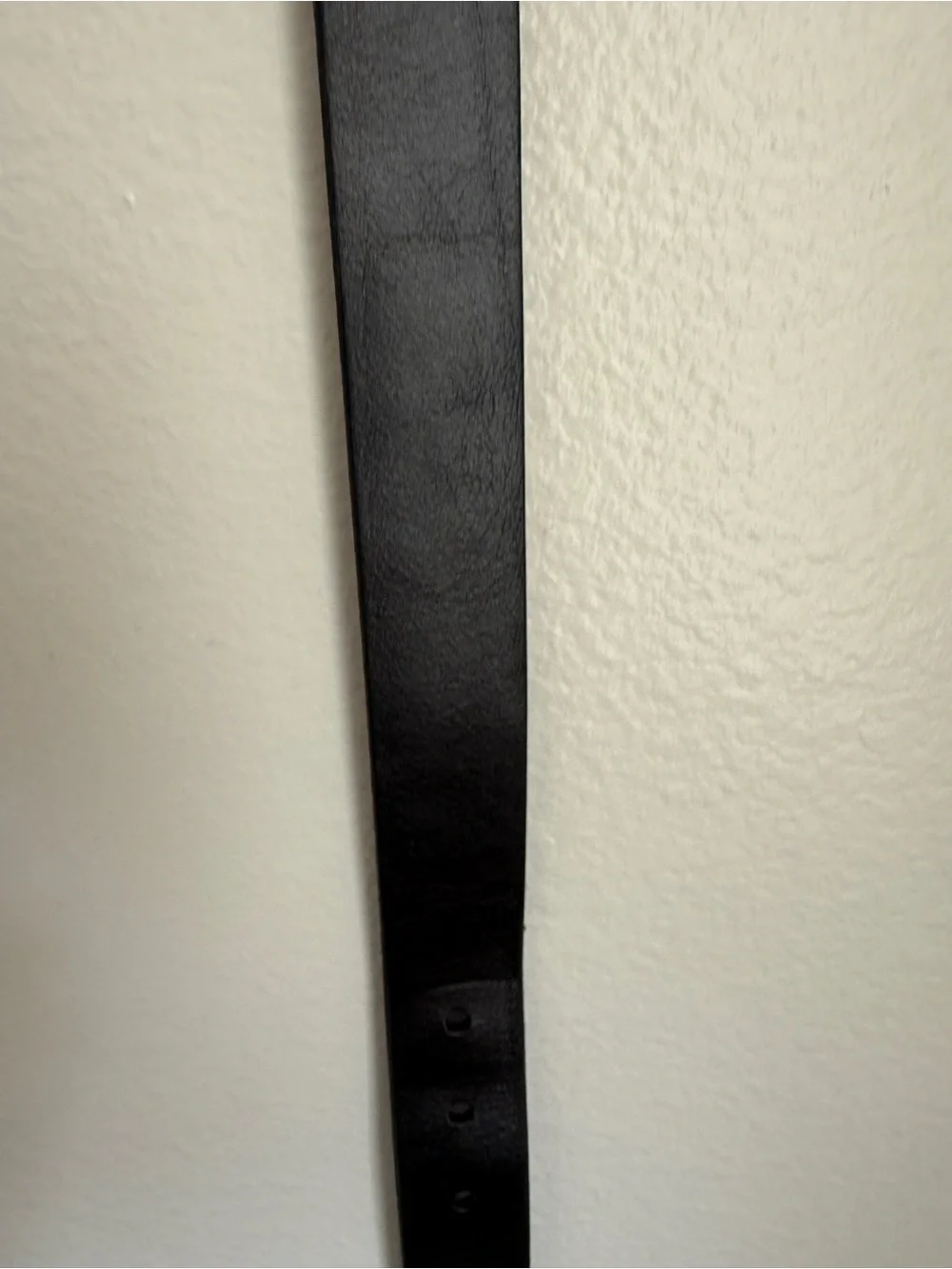 AllSaints Women's Small Black Lucie Triple Keeper Leather Belt